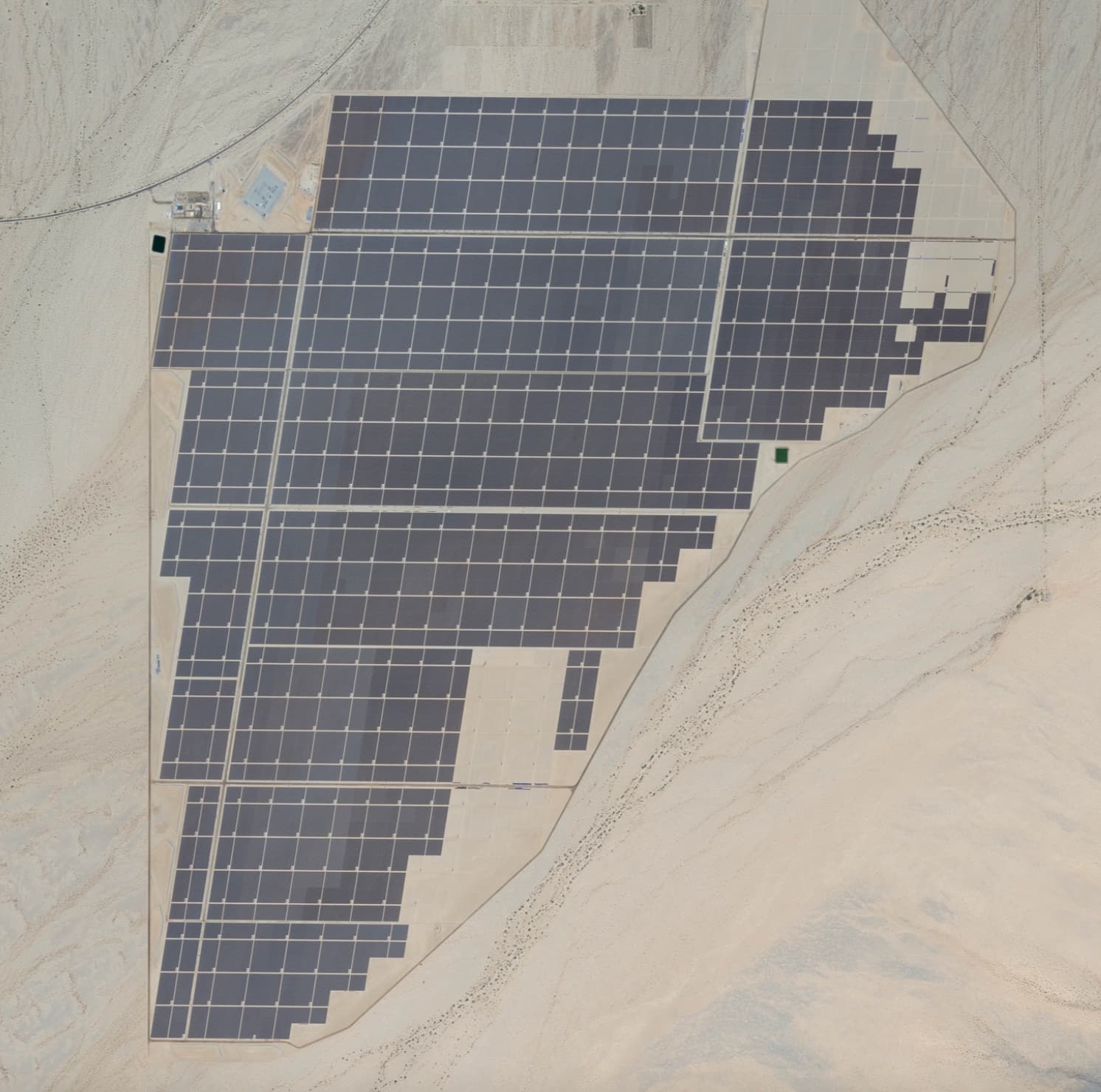 “Desert Sunlight Solar Farm, one of the largest solar farms in the world.”